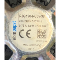 Gereviseerde ruilmotor voor Eneco WarmteWinner warmtepomp. R3G190-RC05-38