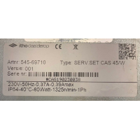 Gereviseerde ruilmotor Itho CAS 45/W dakventilator. 545-69710