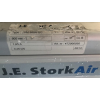 Goede gebruikte Stork CVM 500/6EC boxventilator. (2300m3)