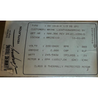 Goede gebruikte Brink B26 VRX ventilator. DD 10-8-9 1/3 SB 6PO