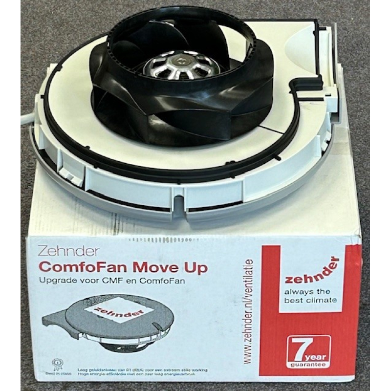Nieuwe Zehnder ComfoFan Silent Move Up(grade) ruilmotorplaat. (450m3)