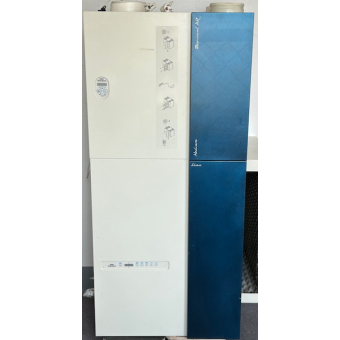 Gereviseerde Brink Elan 25D luchtverwarming + WTW unit met bypass. (2200m3)