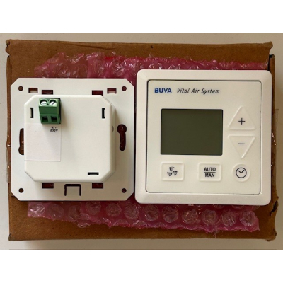 Nieuwe Buva inbouw hoofdbediening LCD 230V. 2905201