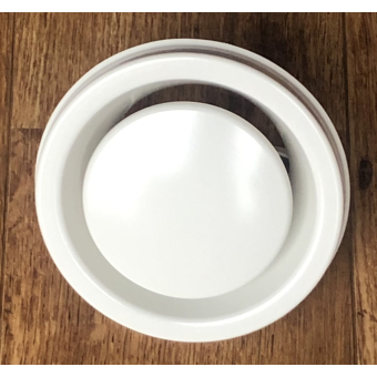 Nieuwe verstelbare metalen aanzuigventiel 125mm.