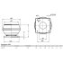 Gereviseerde Stork VDA180/2 EC+BS dakventilator. (1370m3)