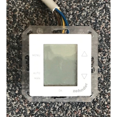 Kort gebruikte ComfoSense 55 inbouw bediening. 655010200 Kort gebruikte ComfoSense 55 inbouw bediening. 655010200