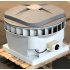 Goede gebruikte Stork MX210 dakventilator met werkschakelaar. (3701m3)