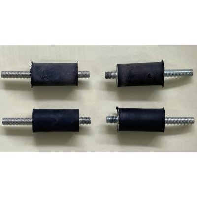 Set (4 stuks) nieuwe 23mm trillingsdempers voor Itho WTW unit.