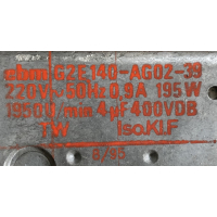 Goede gebruikte rookgasventilator. G2E140-AG02-39